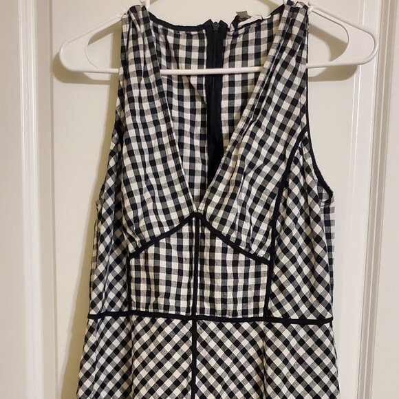 TOME Collective- Gingham Ruffle Hem Dress - Picture 3 of 10